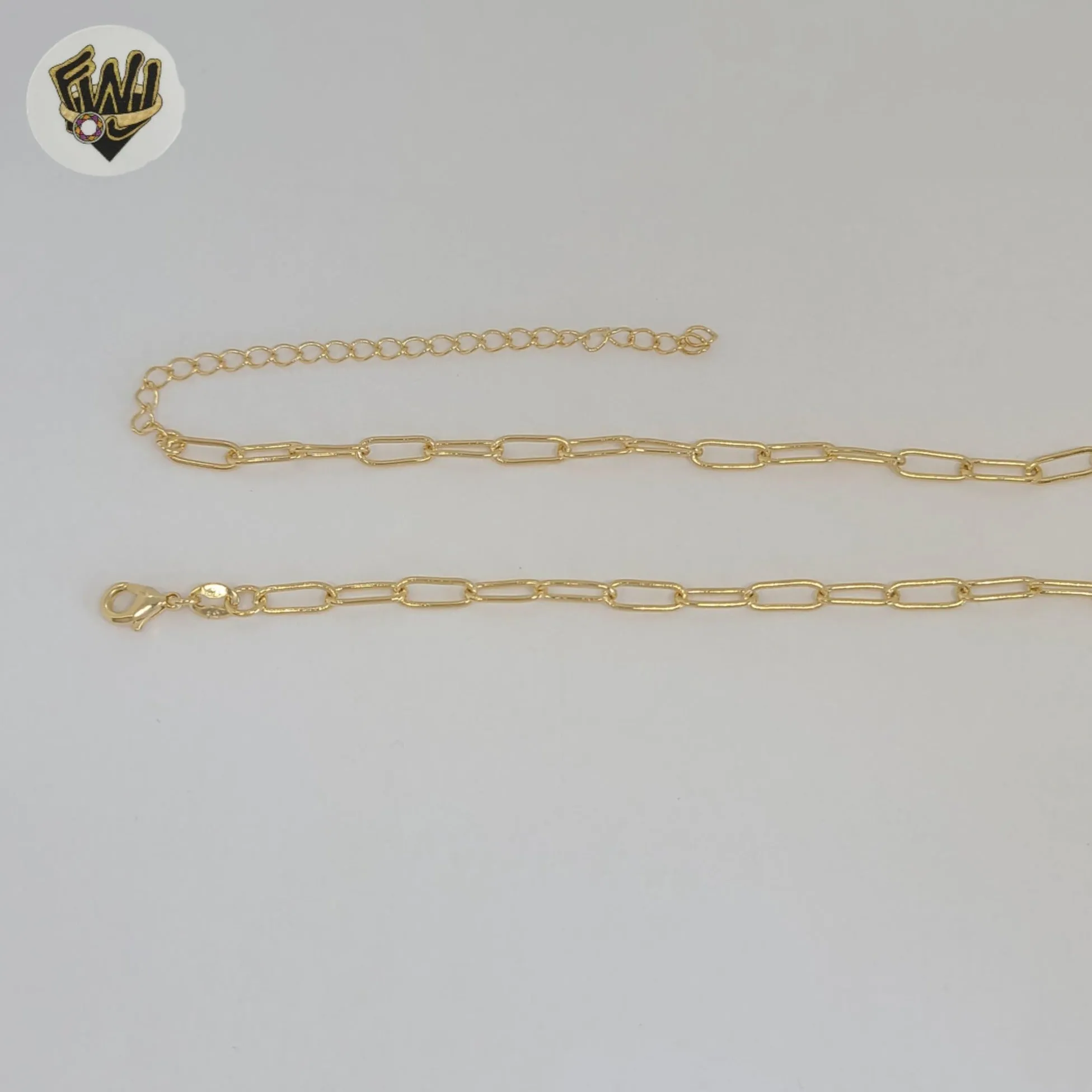 (1-6012) Gold Laminate - Charms Choker Necklace - BGF