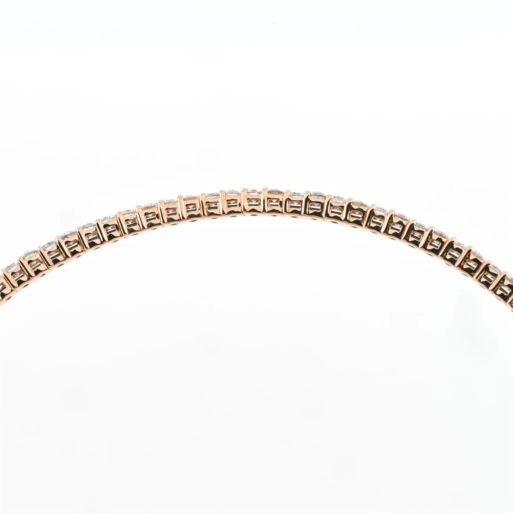 1.02ctw Diamond Flex Bangle - Rose Gold