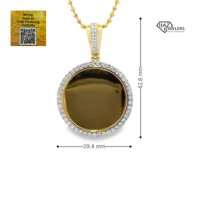 10K Gold 1.15 CTW Diamond Picture Charm