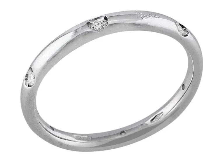 18k White Gold Pomellato Diamond Band