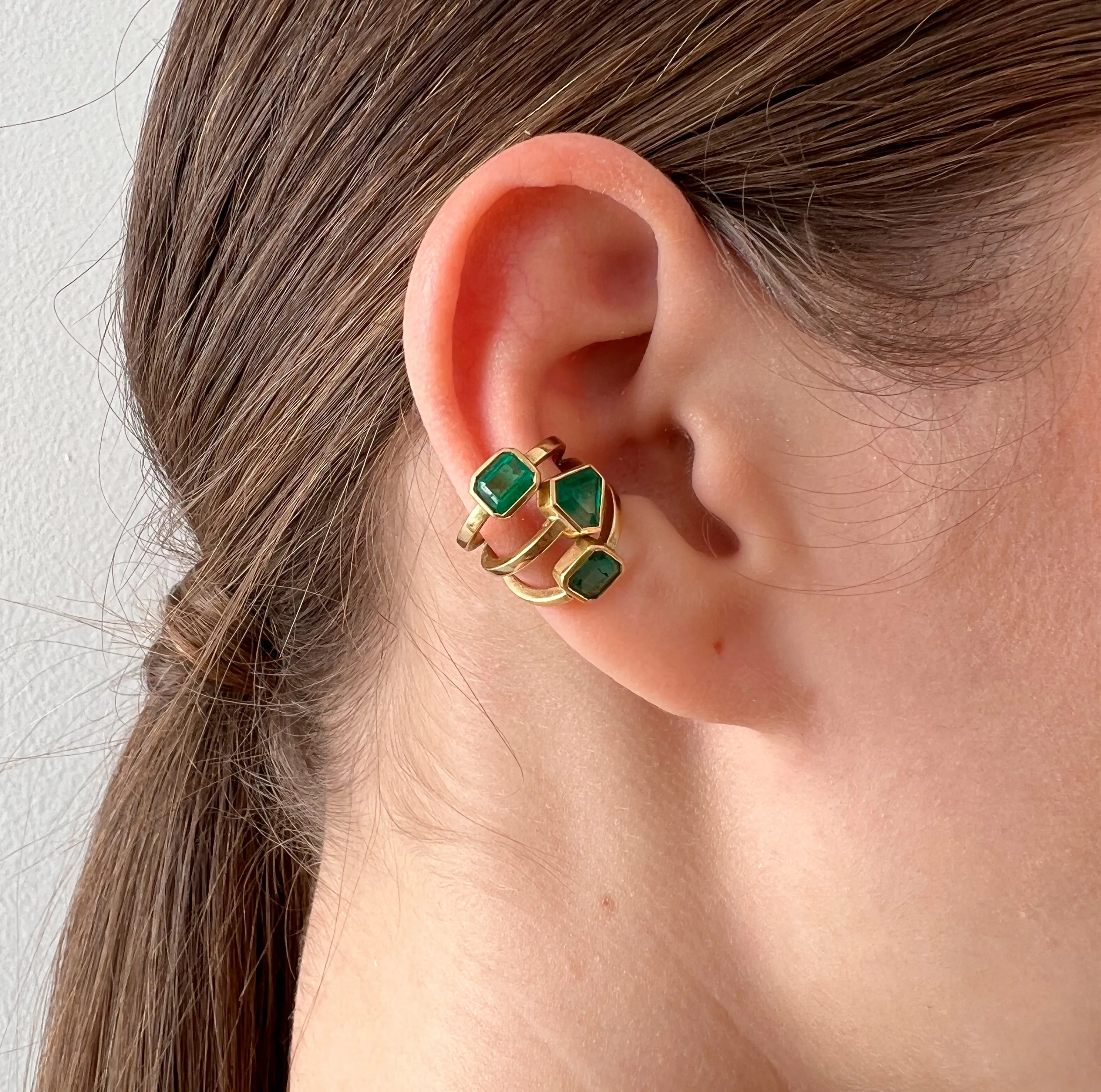 3 Stone Ear Cuff