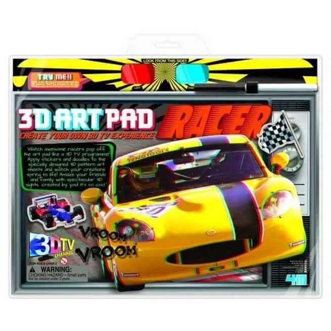 4M 3D Art Pad Racer Car Kit