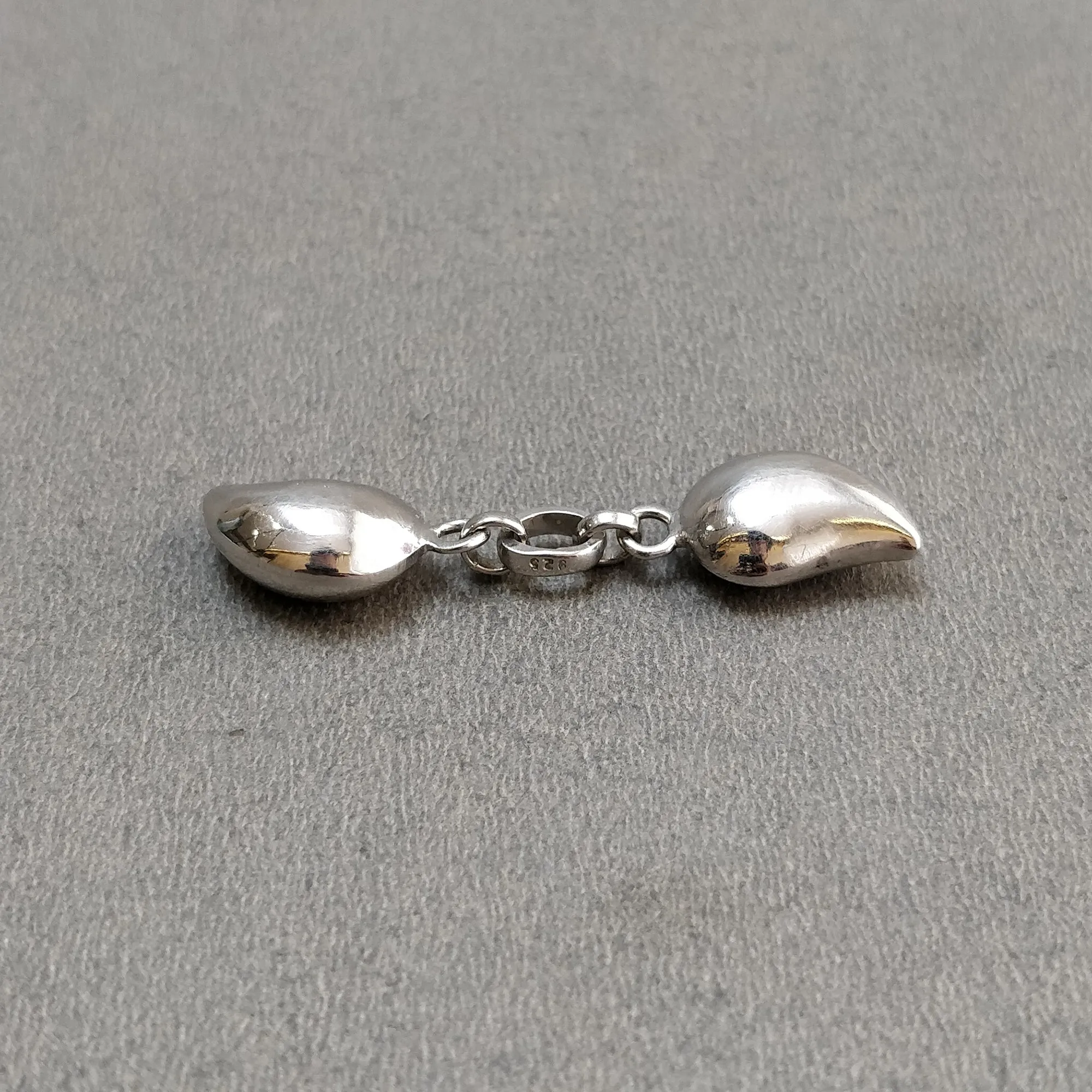 925 Sterling Silver Connectors : Fashion Mini And Regular Size Double Leaf Connectors For Jewellry