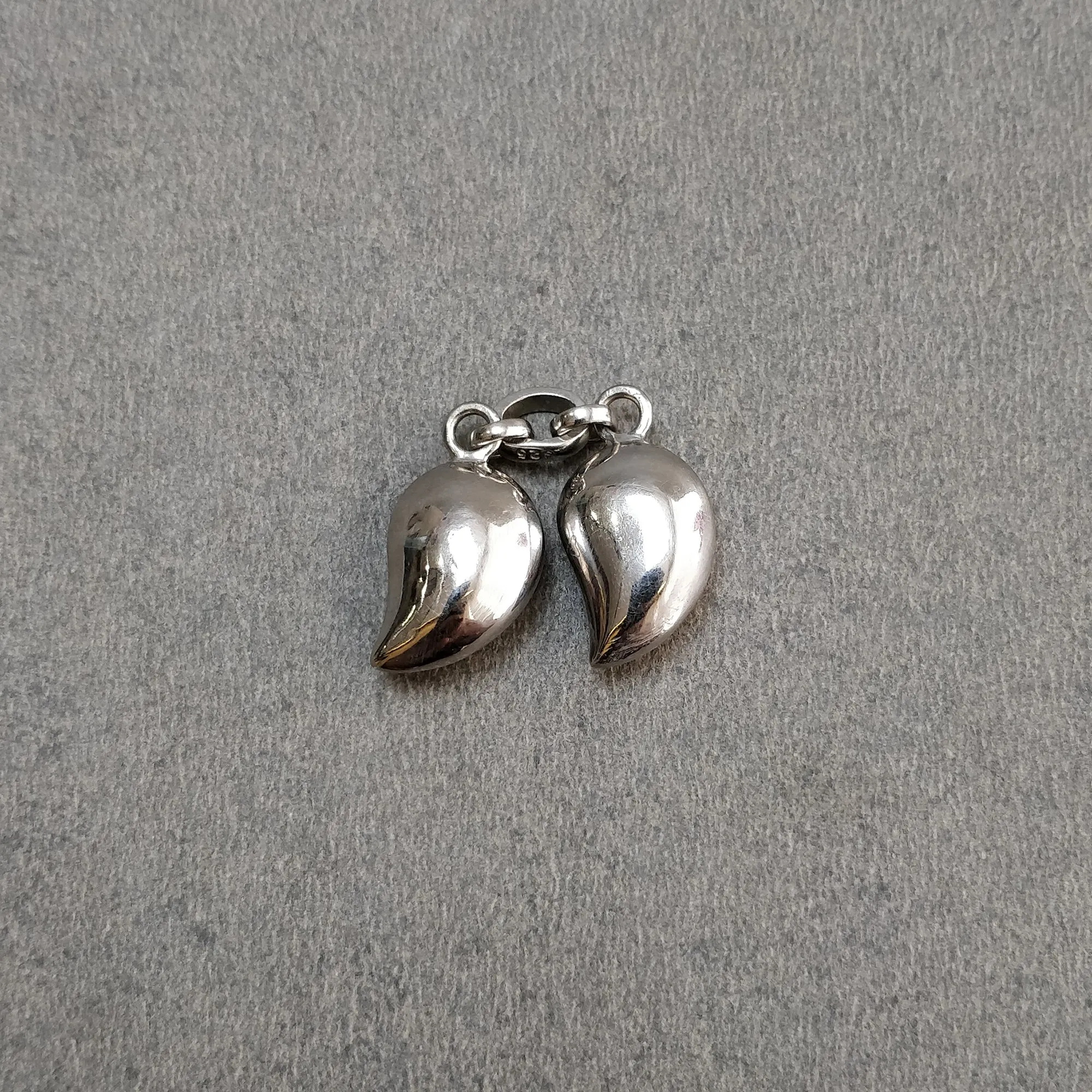 925 Sterling Silver Connectors : Fashion Mini And Regular Size Double Leaf Connectors For Jewellry