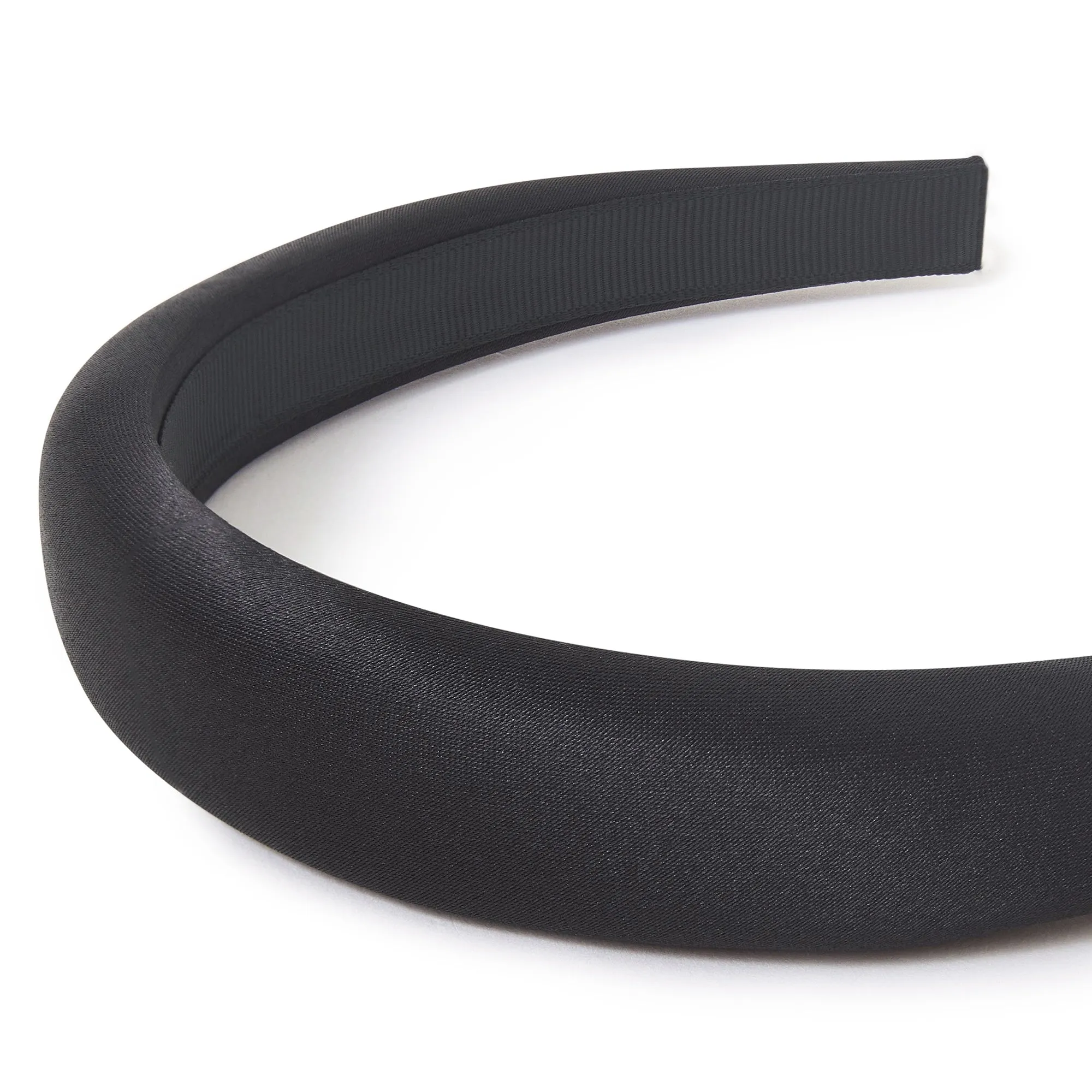 Accessorize London Black Satin Alice Hair Band