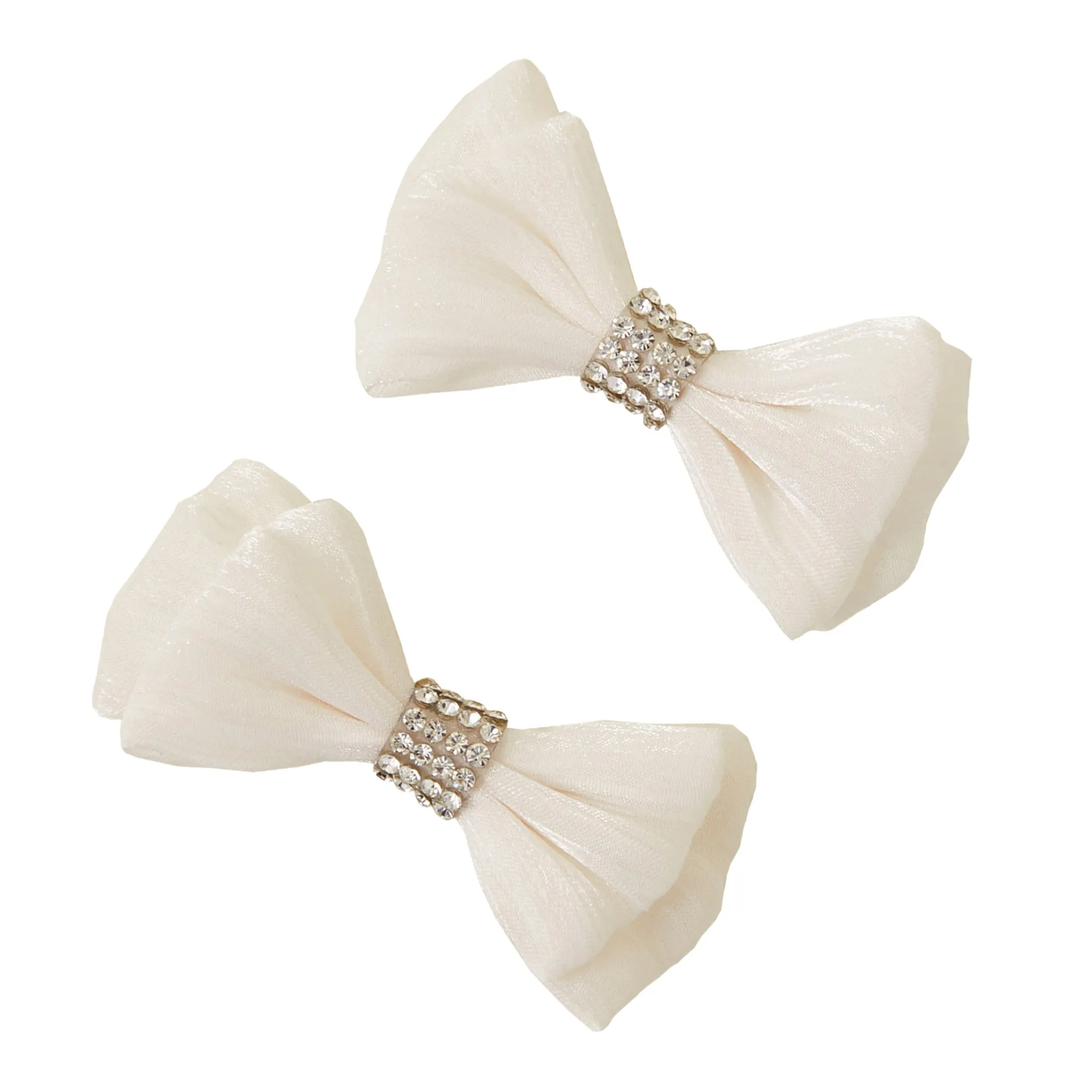 Accessorize London Girls Bow Salon Clips 2-Pack