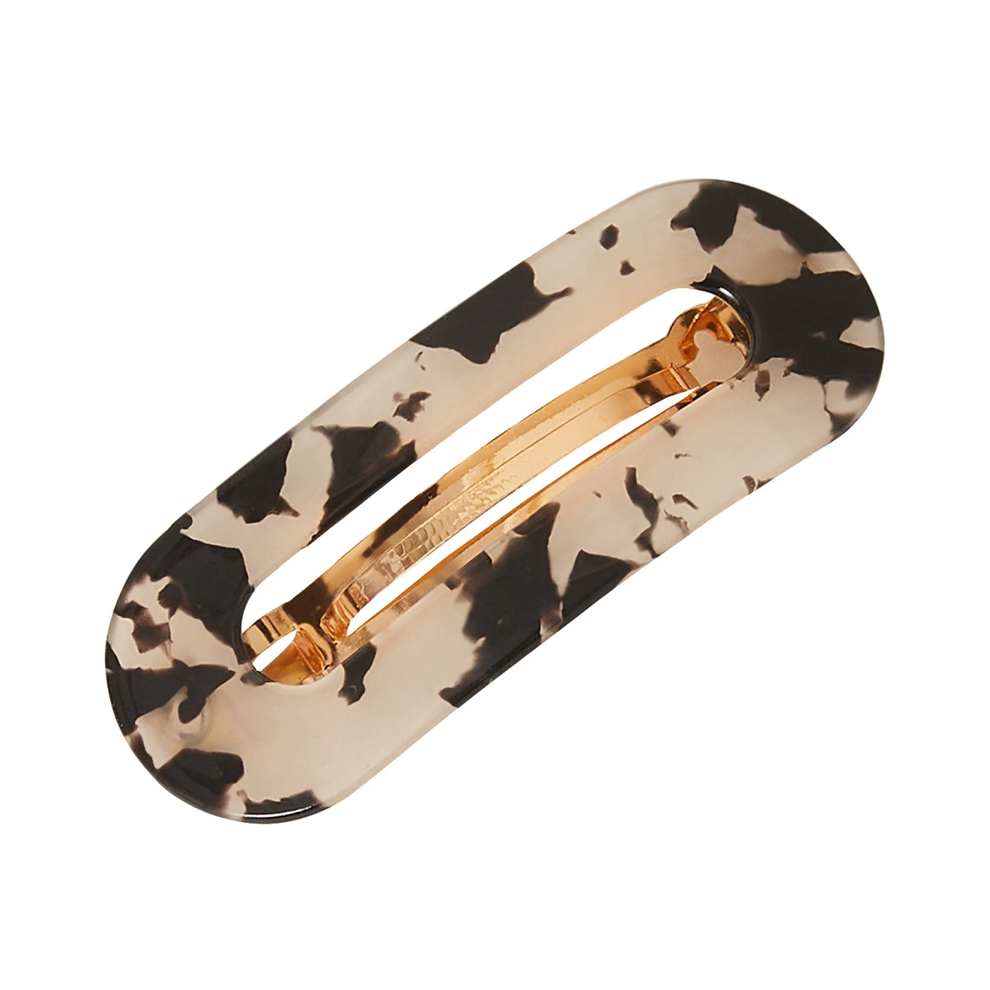 Accessorize London Oval Resin Barrette Clip