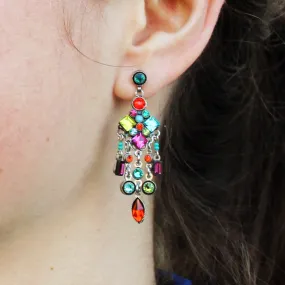 Architectural Beryl Earrings