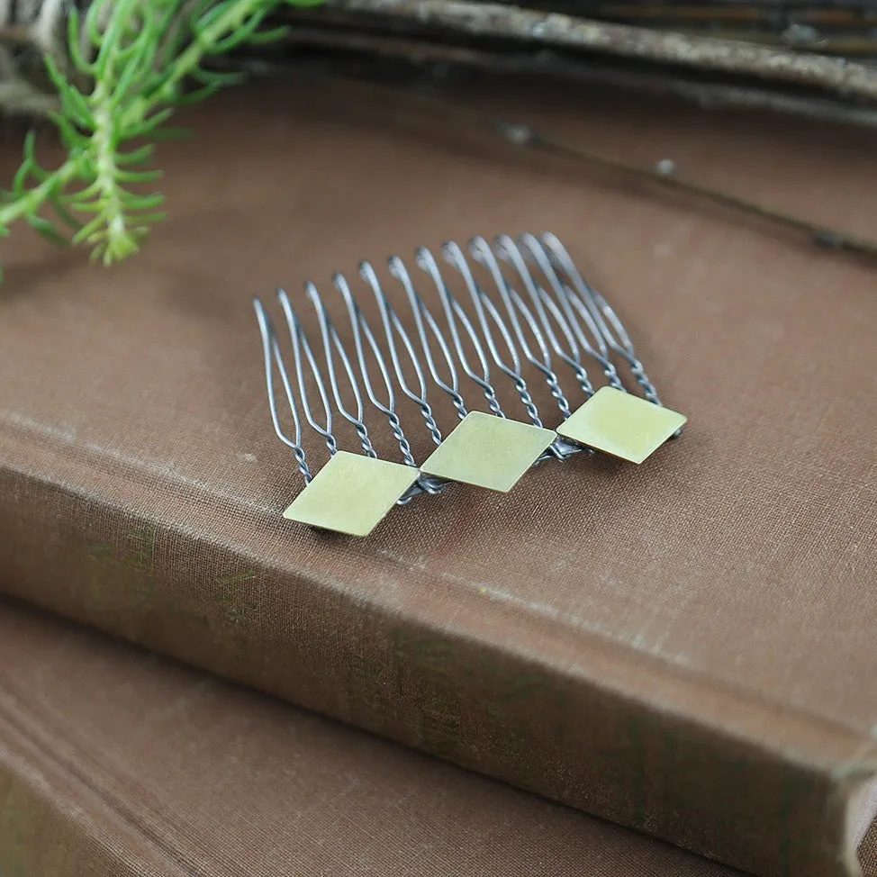 Argyle Hair Combs (2 sizes)