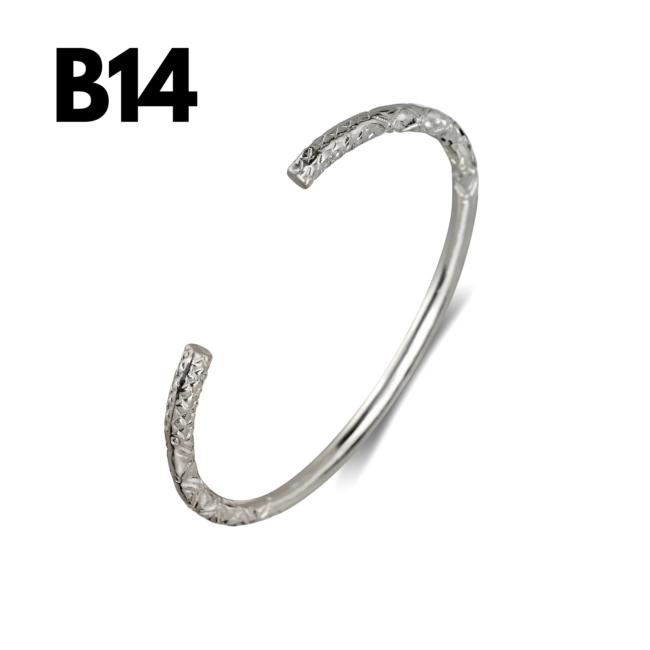 Better Jewelry Mix and Match Custom 5mm Silver Bangle (1 piece)