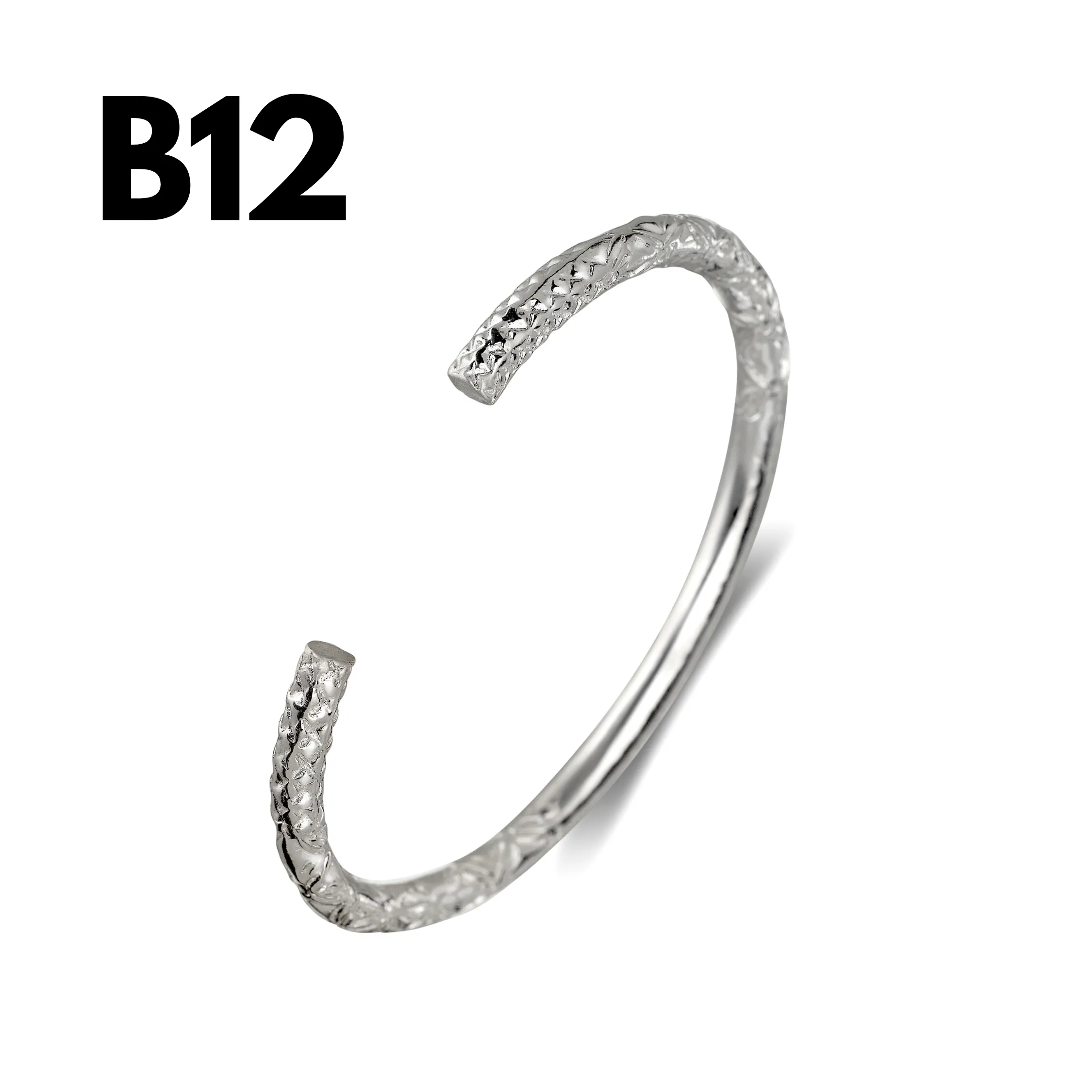 Better Jewelry Mix and Match Custom 5mm Silver Bangle (1 piece)