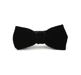 Black Velvet Pre Tied Bow