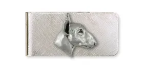 Bull Terrier Jewelry Sterling Silver Handmade Bull Terrier Money Clip  BU62X-MC