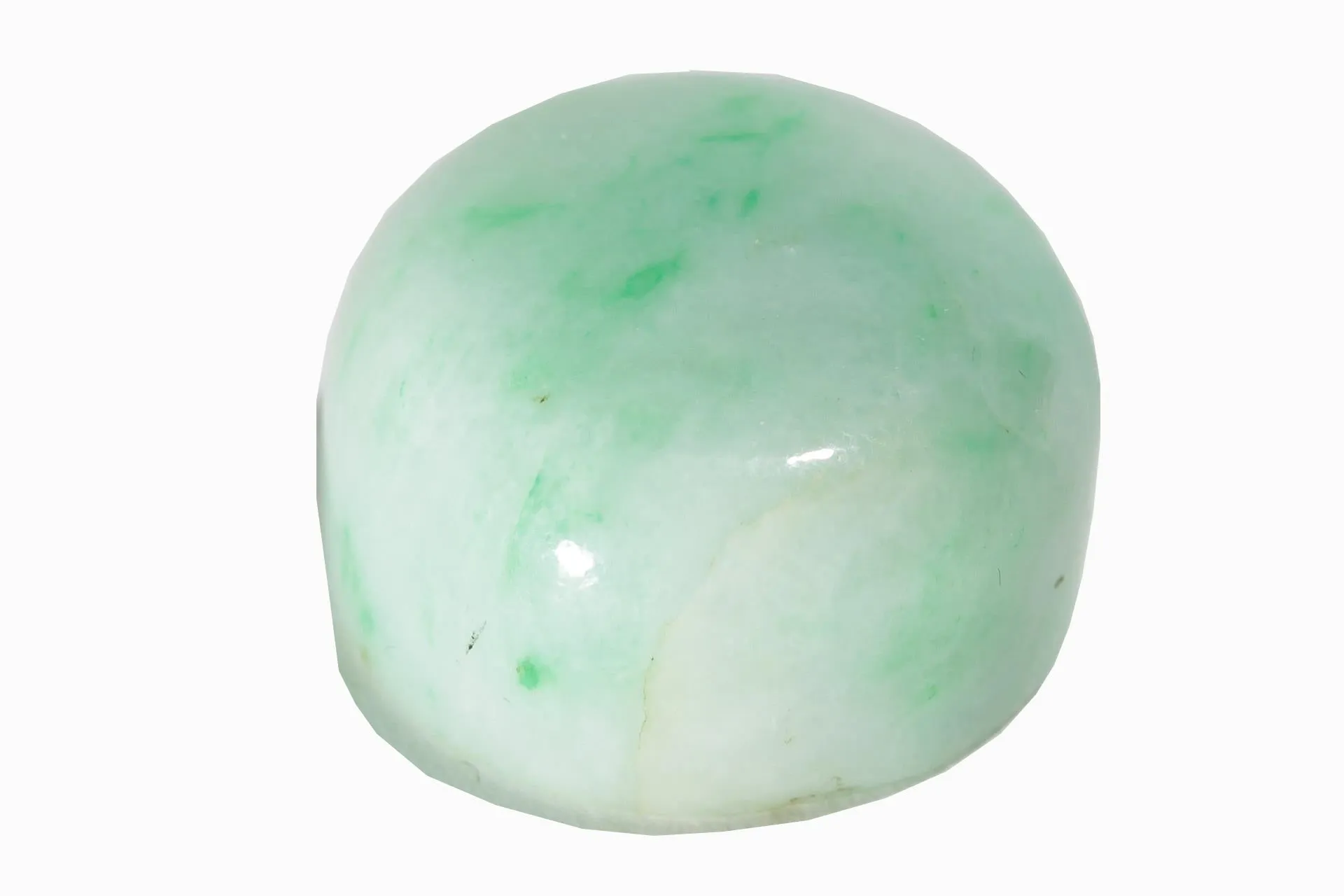 Chinese Jade Amulet in Dome Shape