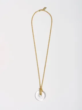 Clarté Elegant Crystal Pendant Necklace