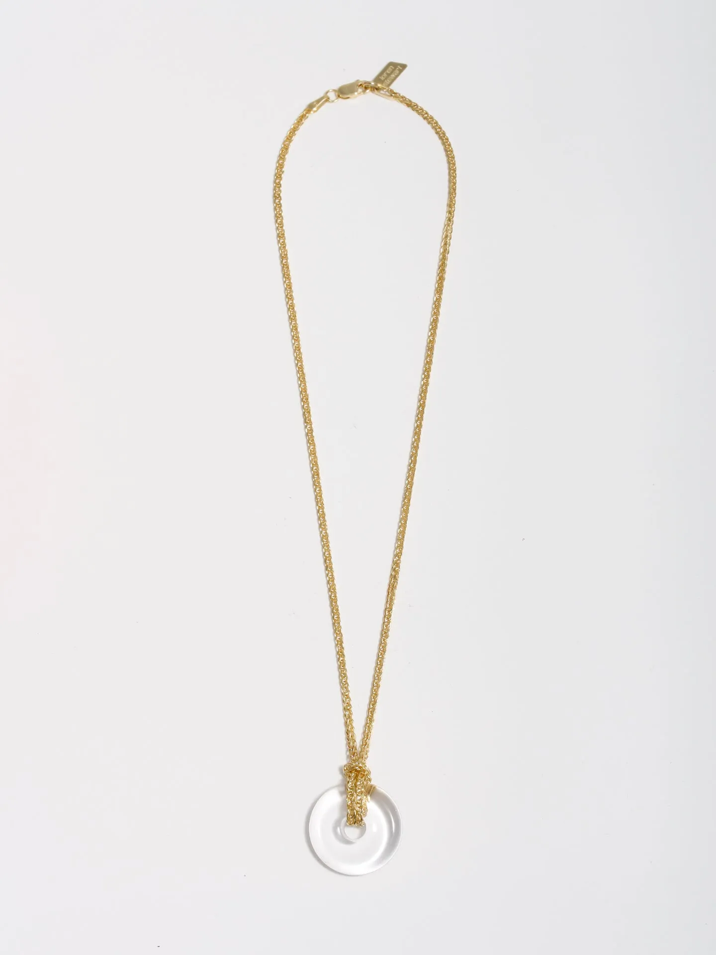 Clarté Elegant Crystal Pendant Necklace