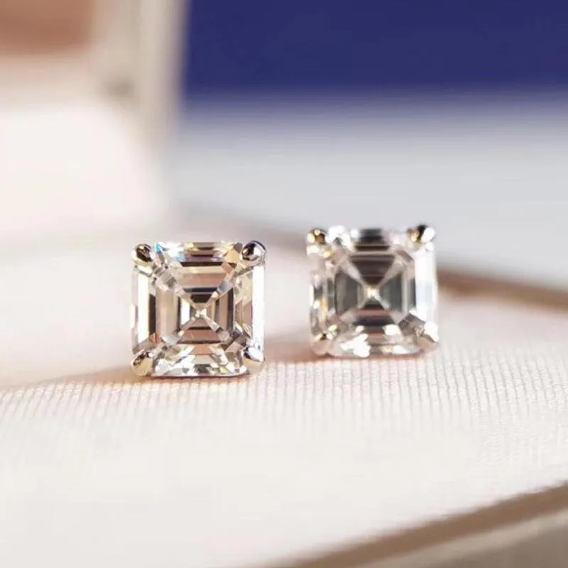 Classic Asscher Cut Earrings