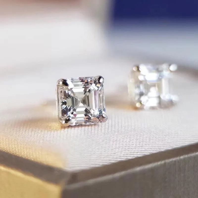 Classic Asscher Cut Earrings