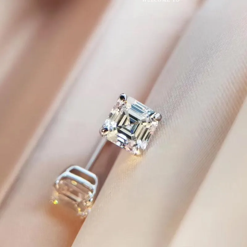 Classic Asscher Cut Earrings