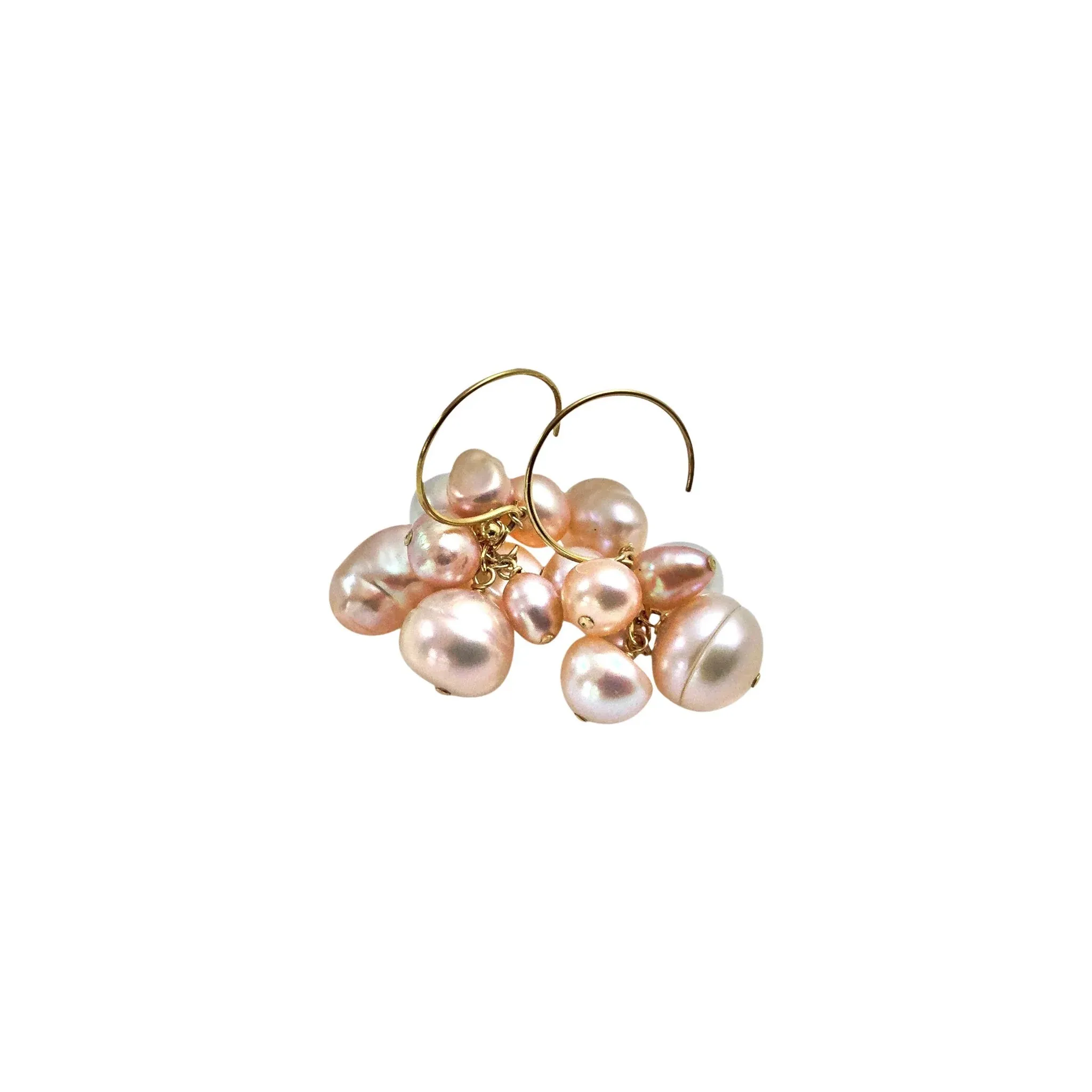 Denise Peacock, Pearl Cluster Earrings