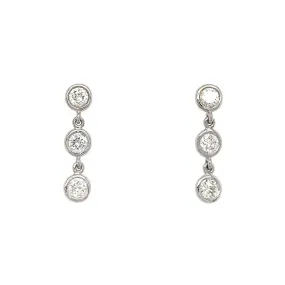 Diamond Drop Earrings