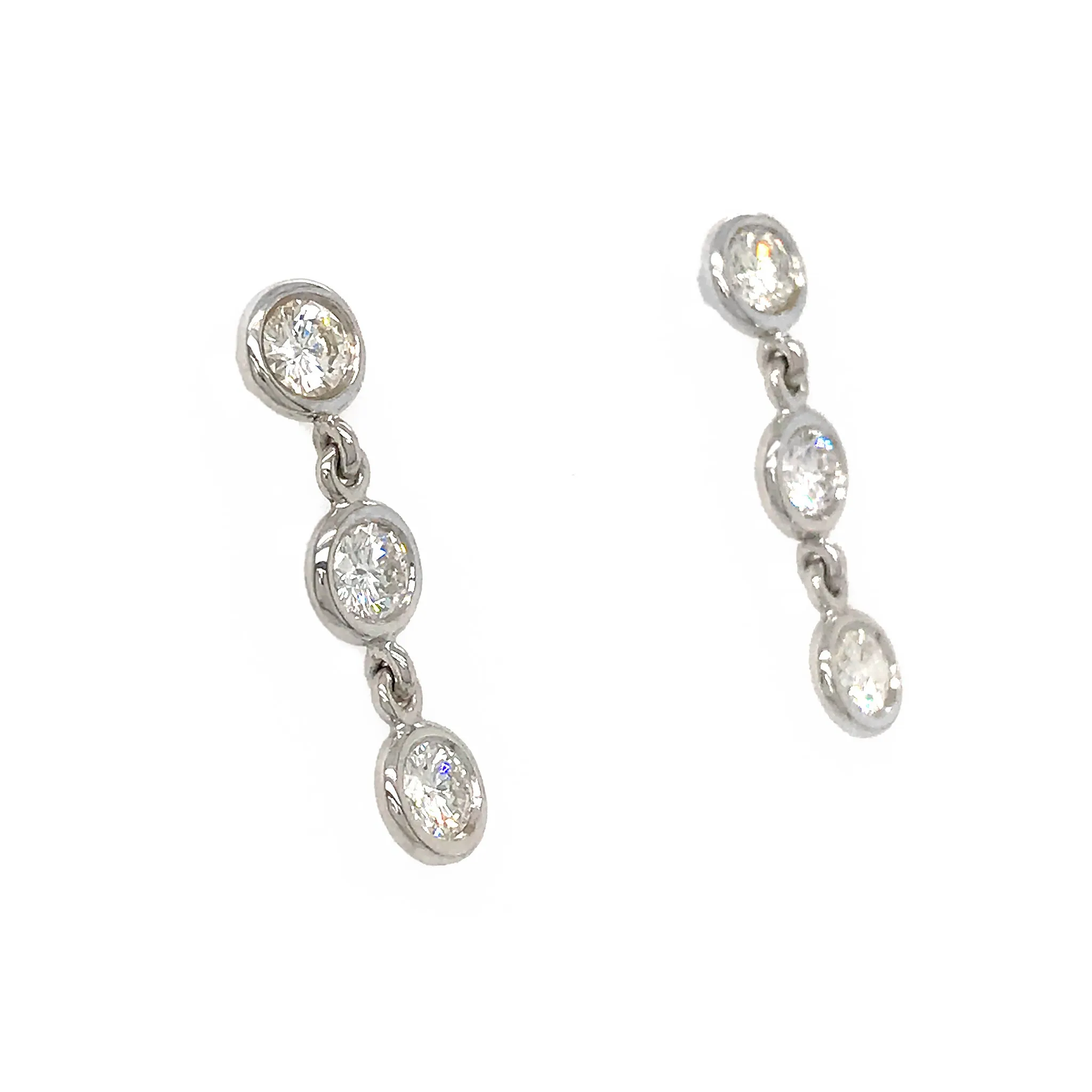 Diamond Drop Earrings