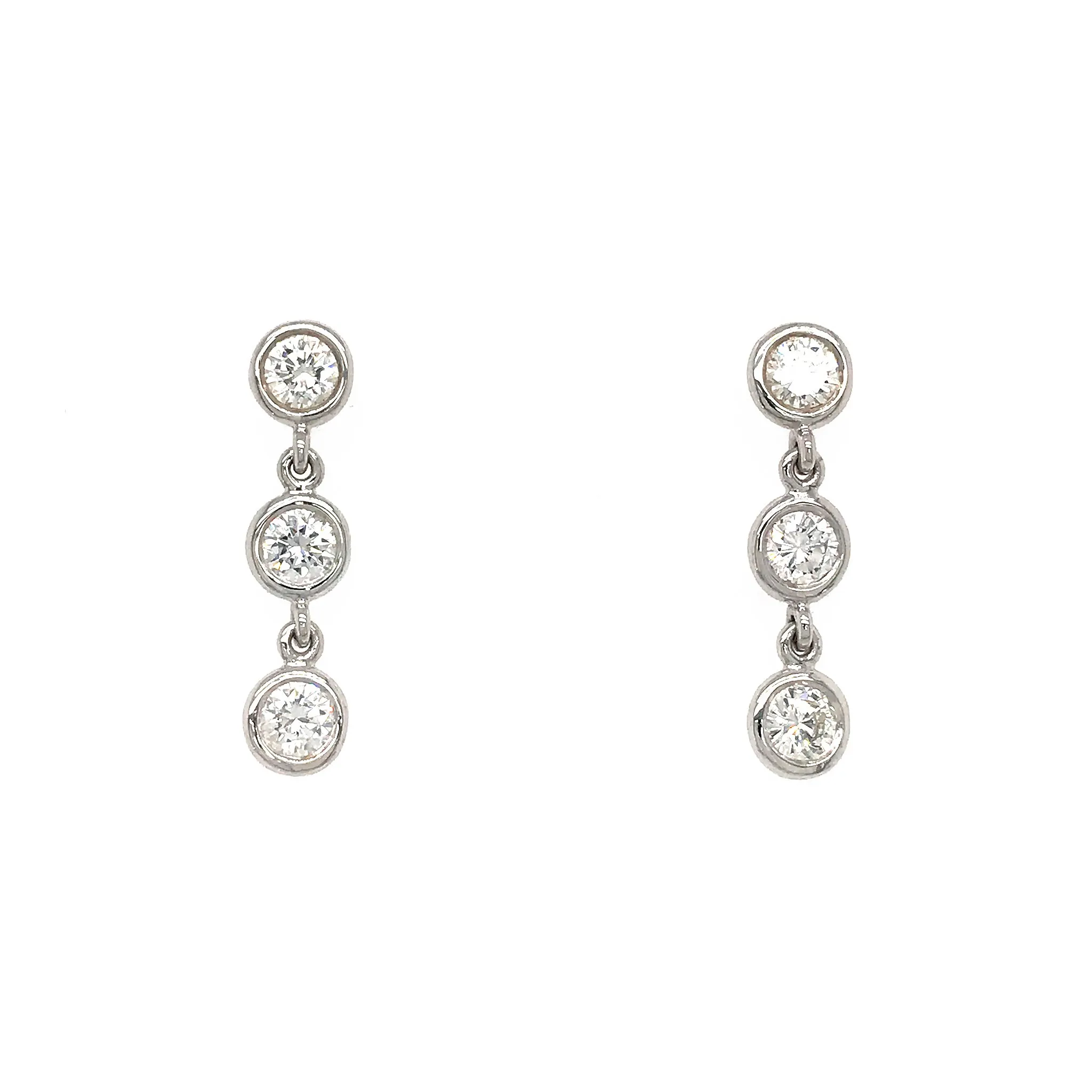 Diamond Drop Earrings