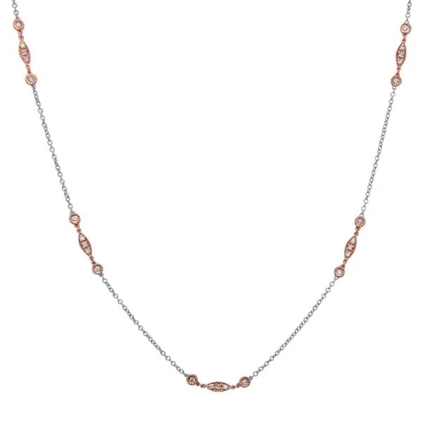 Diamond Station Necklace