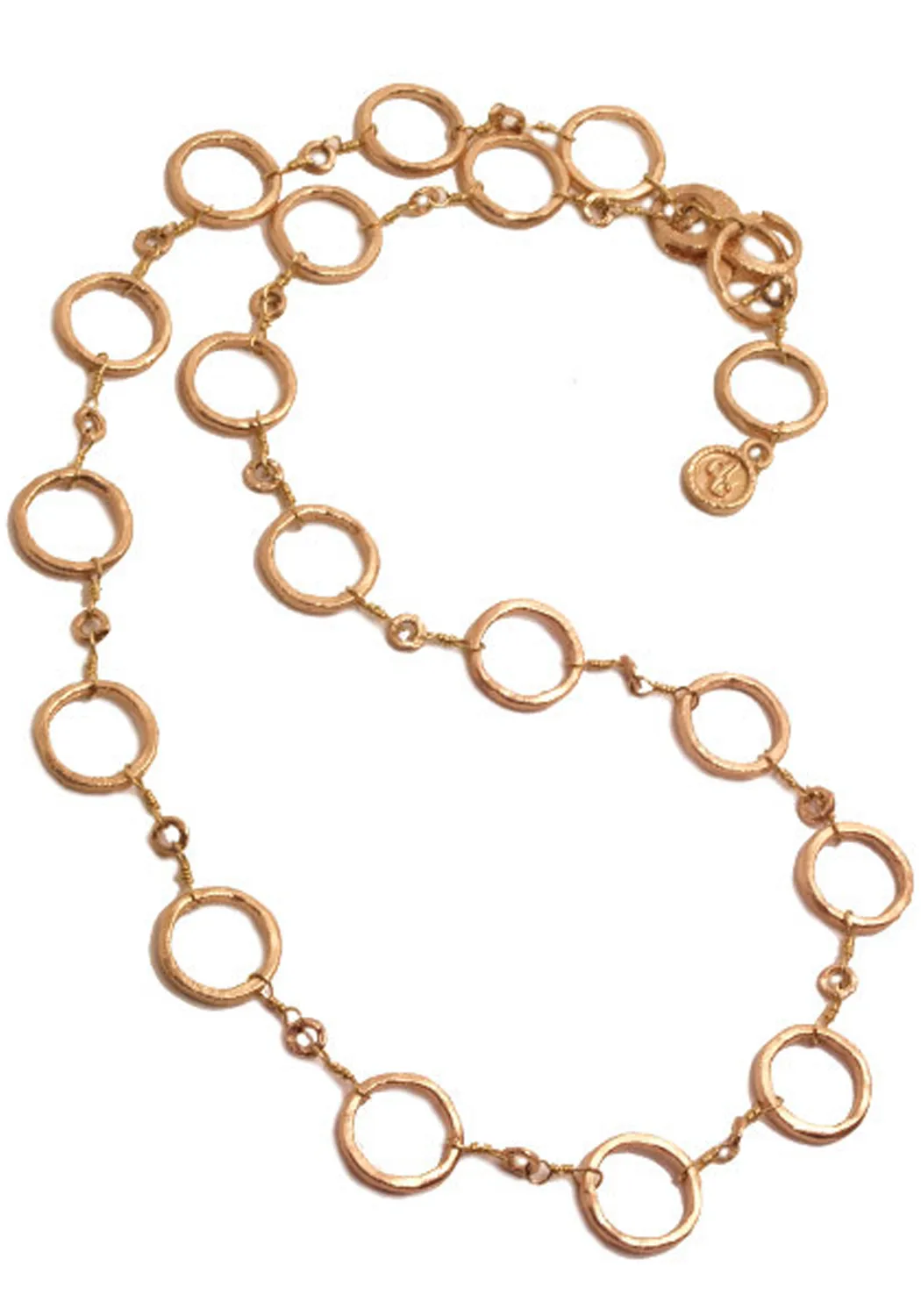 Dominique Cohen 18K Rose Gold Circle Chain Necklace | 20"