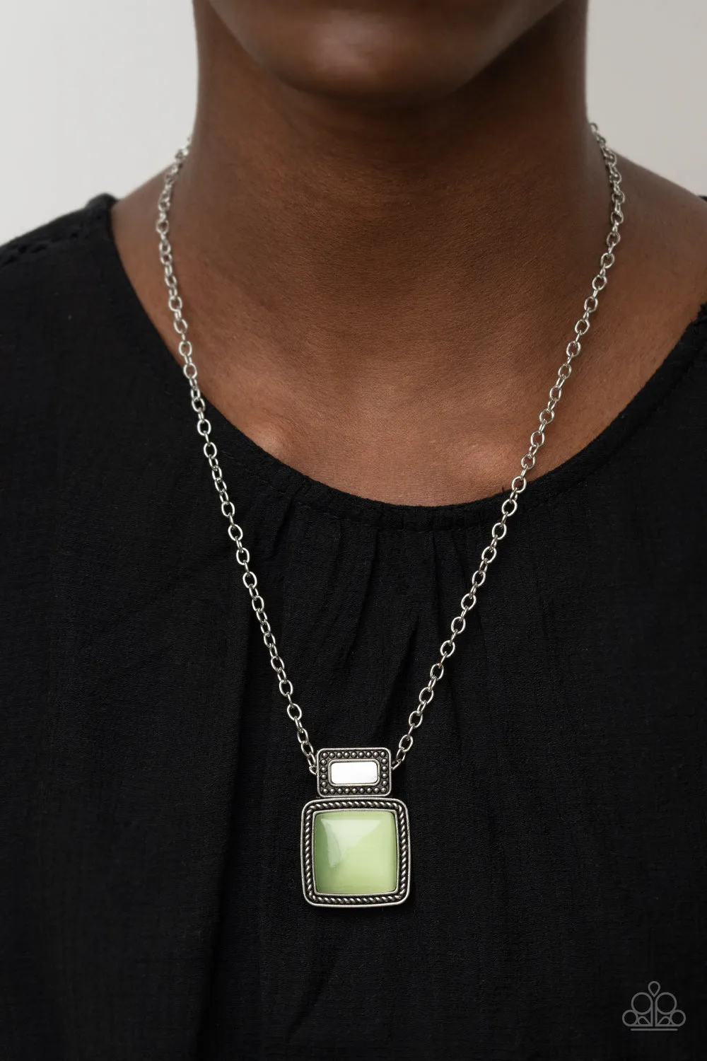 Ethereally Elemental - Green Necklace