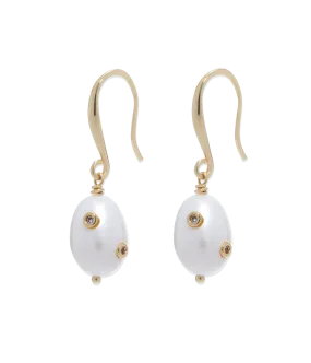 Geneva Pearl Drop Earrings