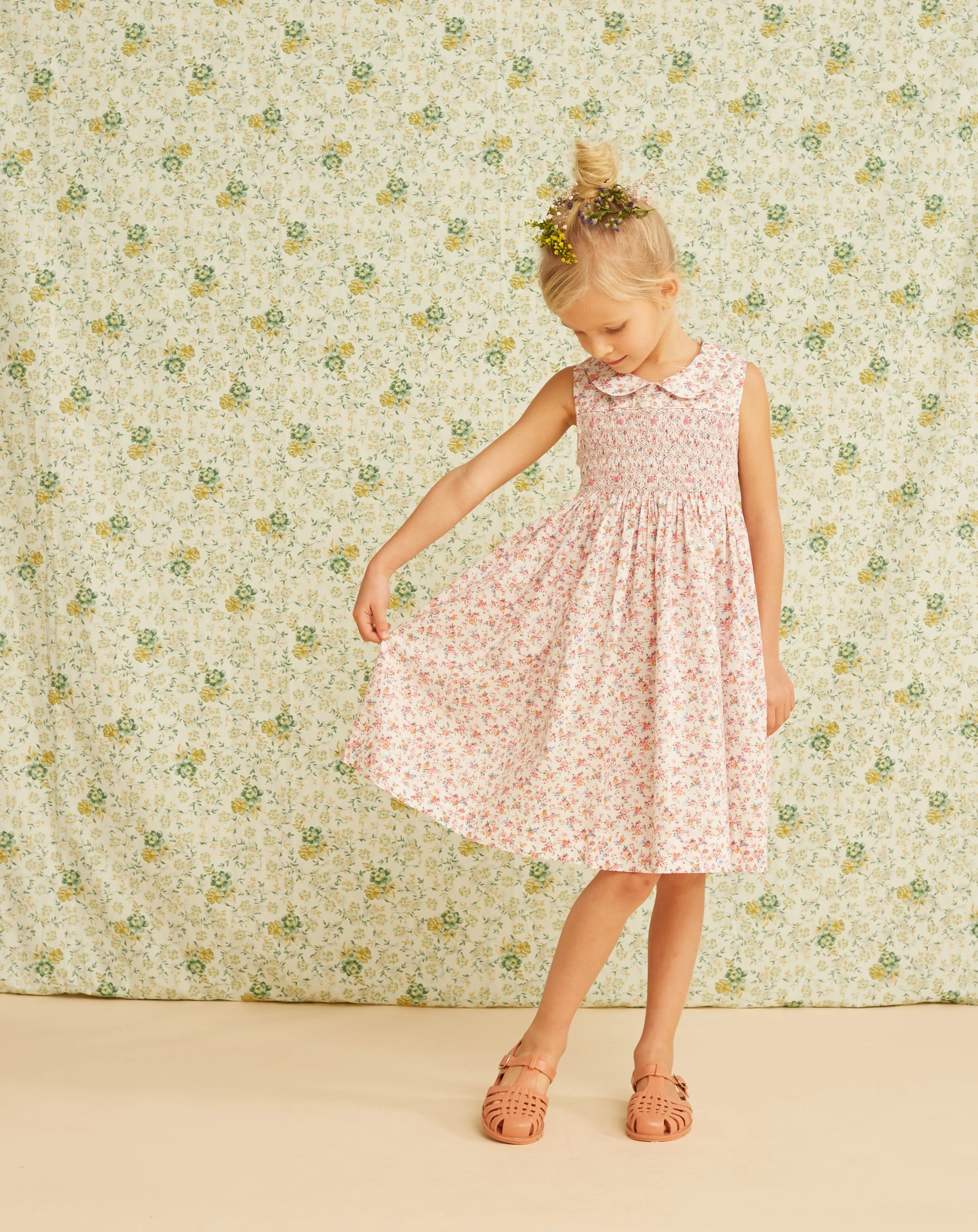 Girls Smocked Dress - Maeve