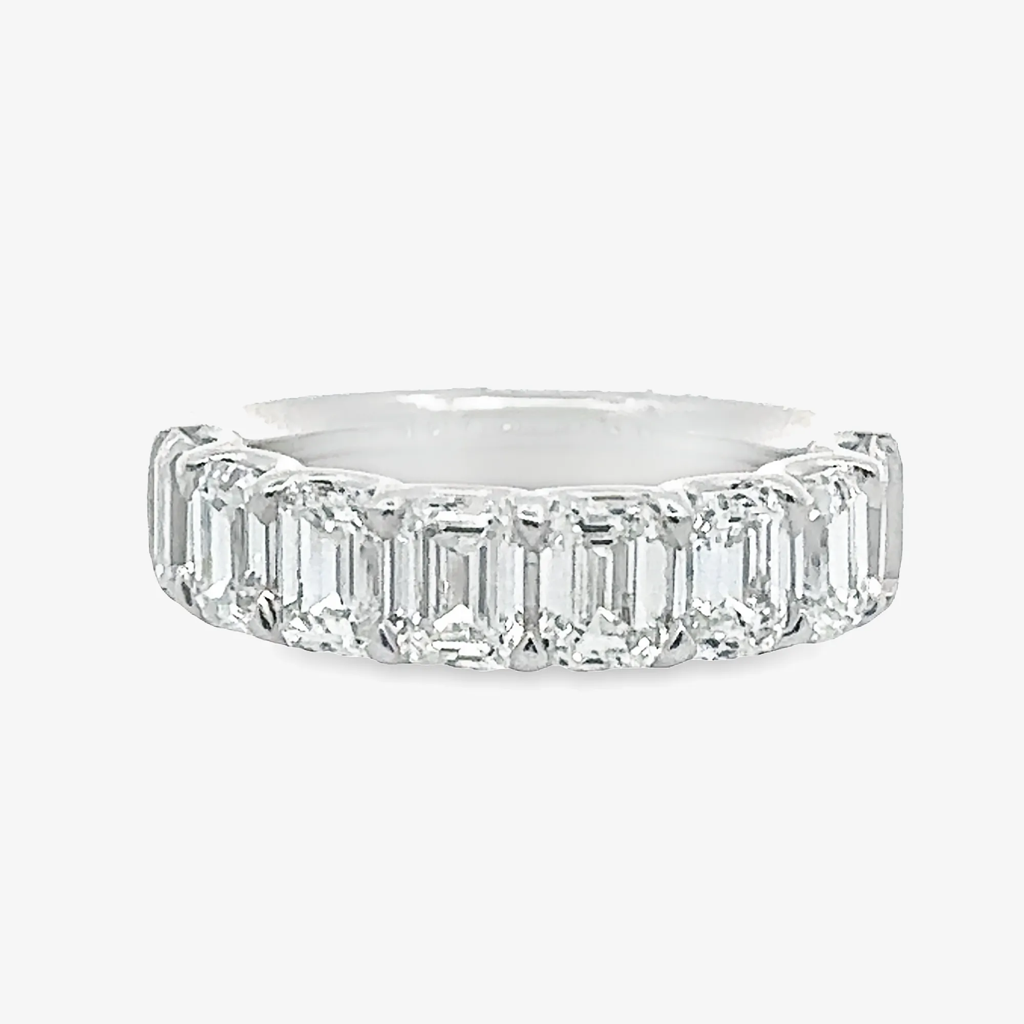 Halfway 3.20ct Emerald Cut Diamond Ring