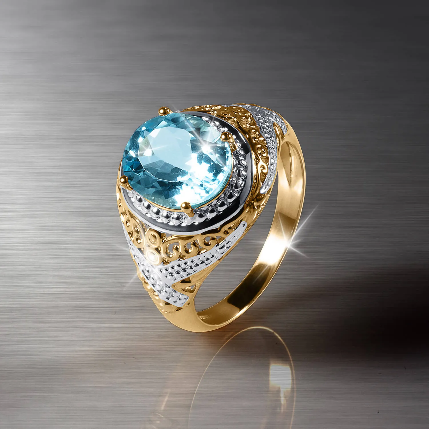 High Seas Topaz Men's Ring