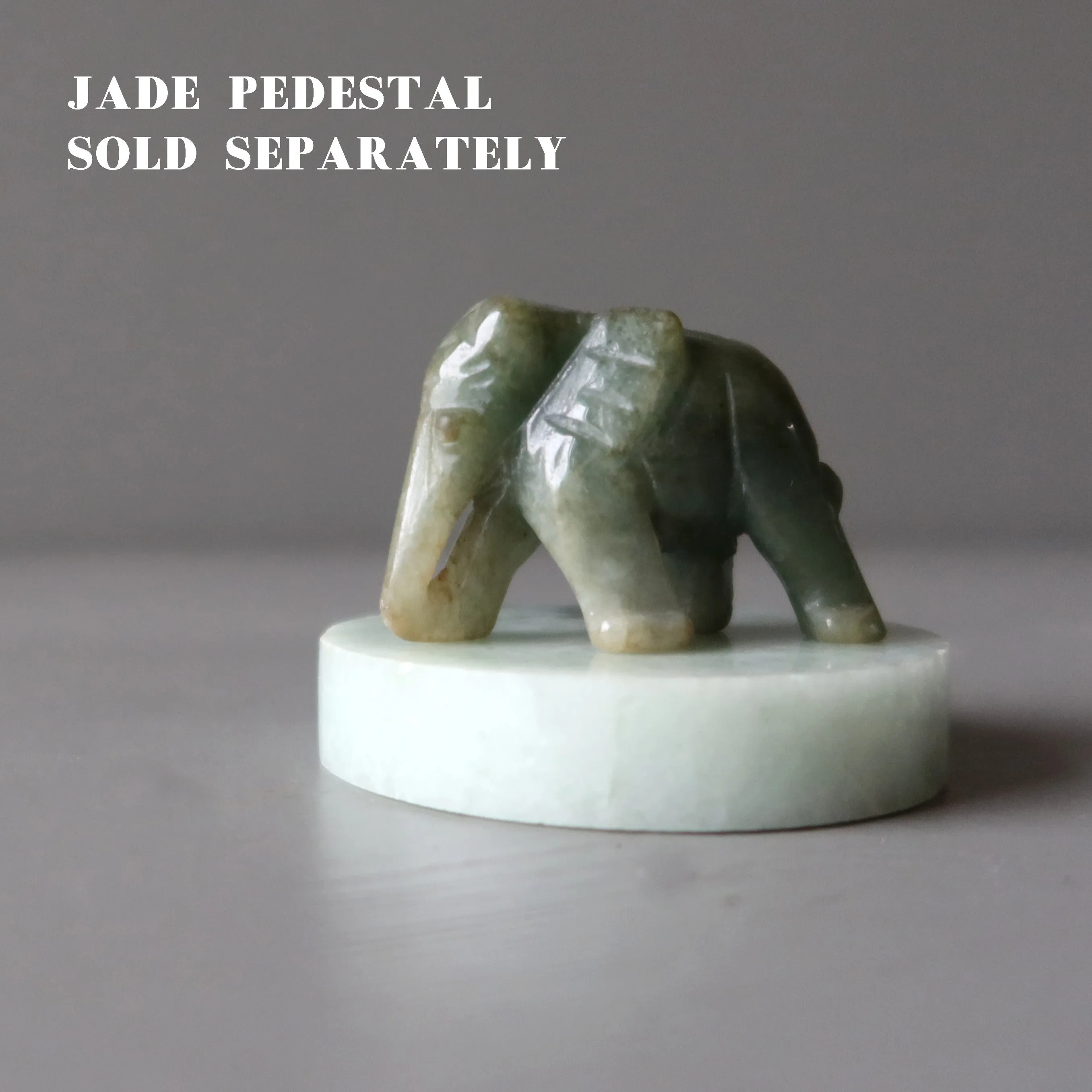 Jade Elephant Strength Spirit Majestic Jadeite Animal