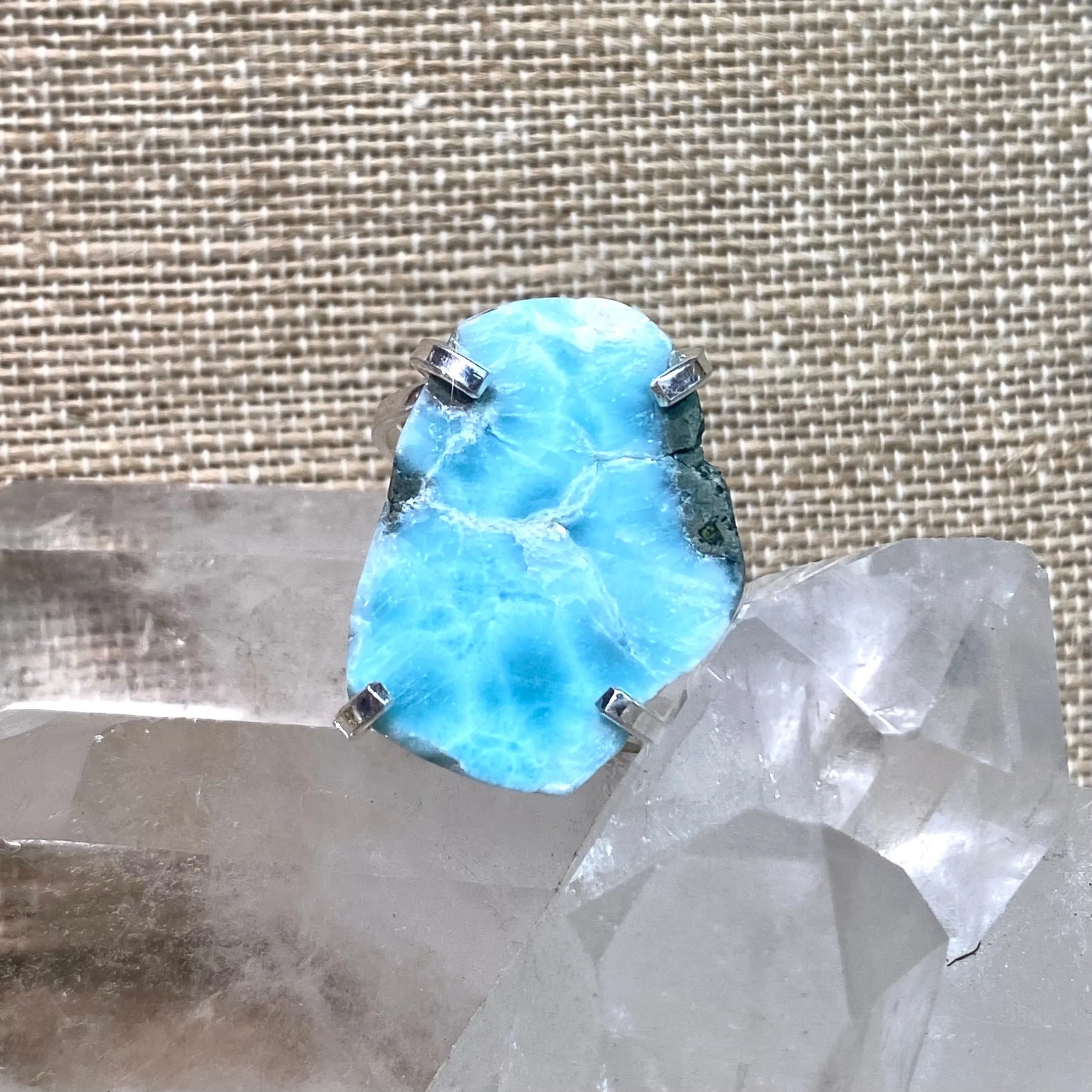 Larimar Ring #25