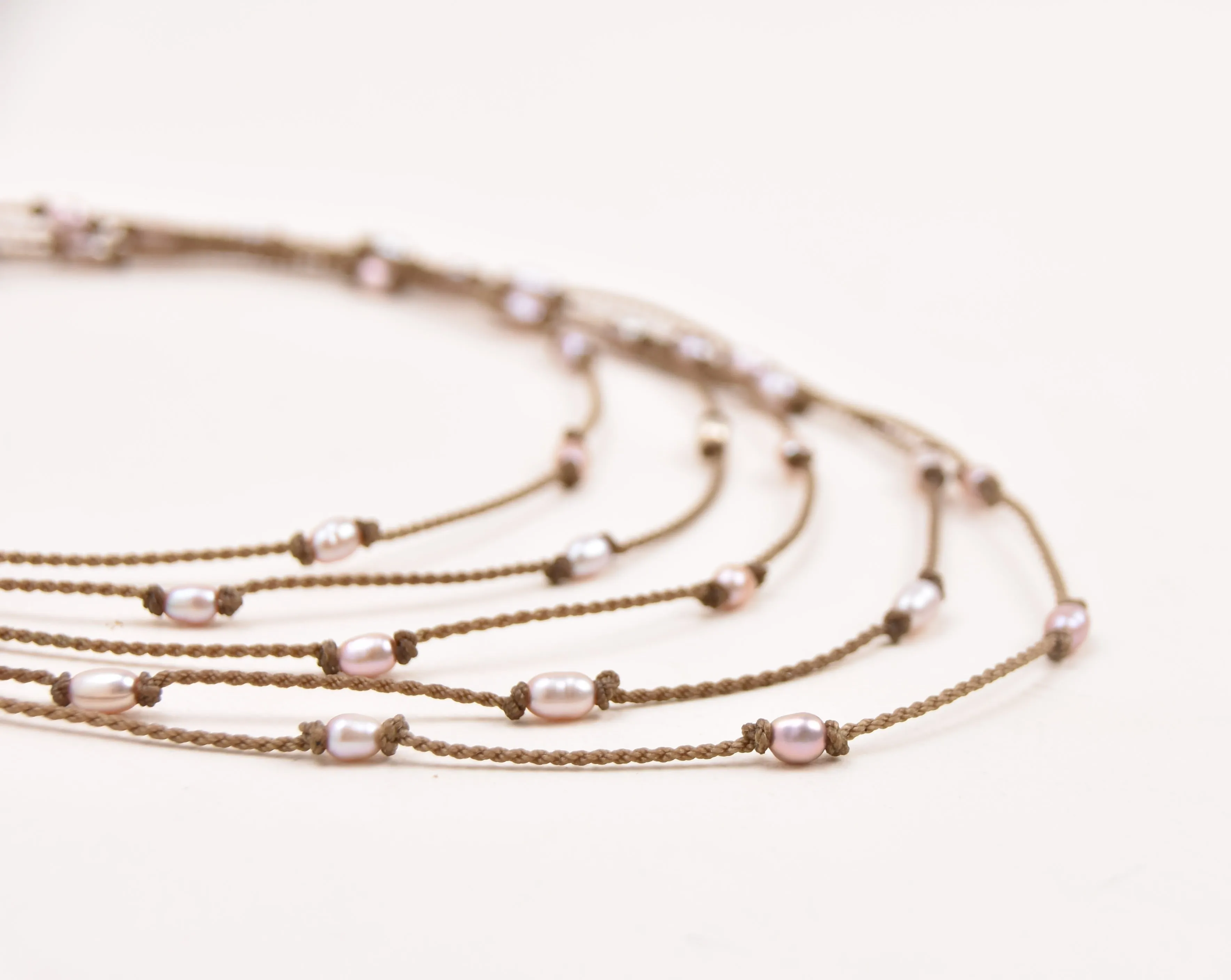 *LIMITED* Dainty Blush Rice Pearl Princess Necklace, Bracelet or BOTH!