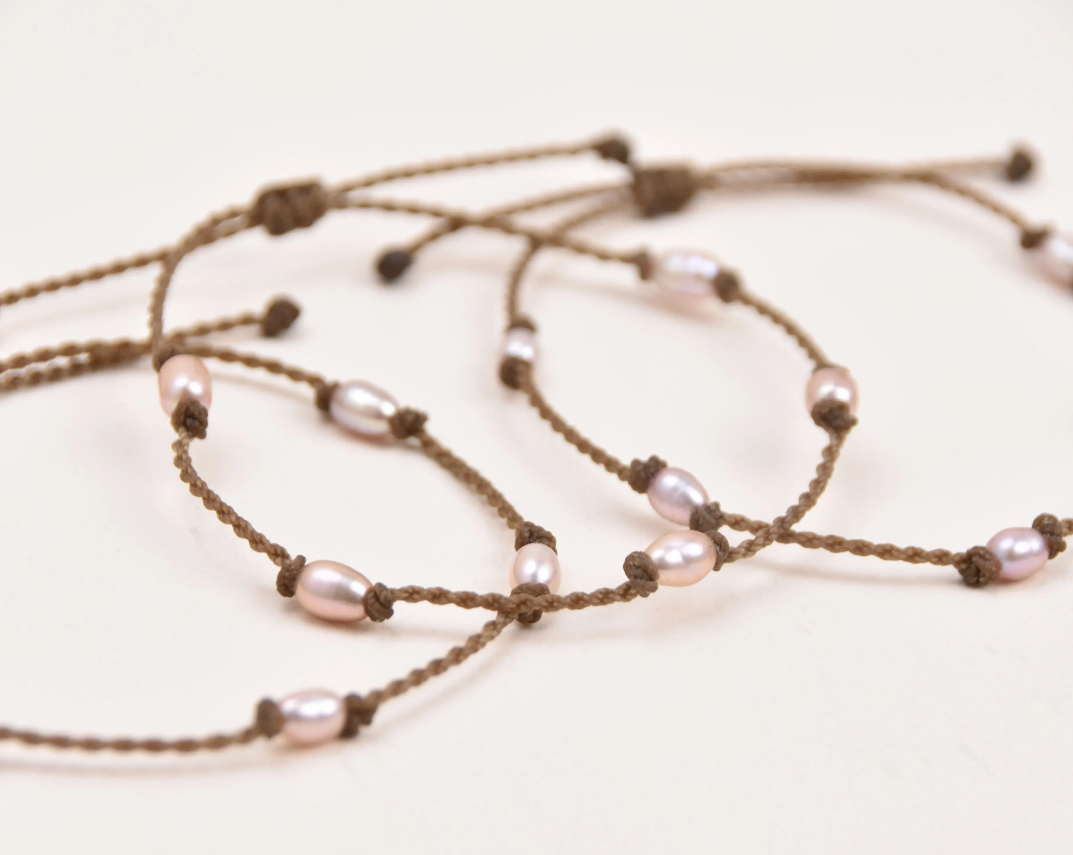 *LIMITED* Dainty Blush Rice Pearl Princess Necklace, Bracelet or BOTH!