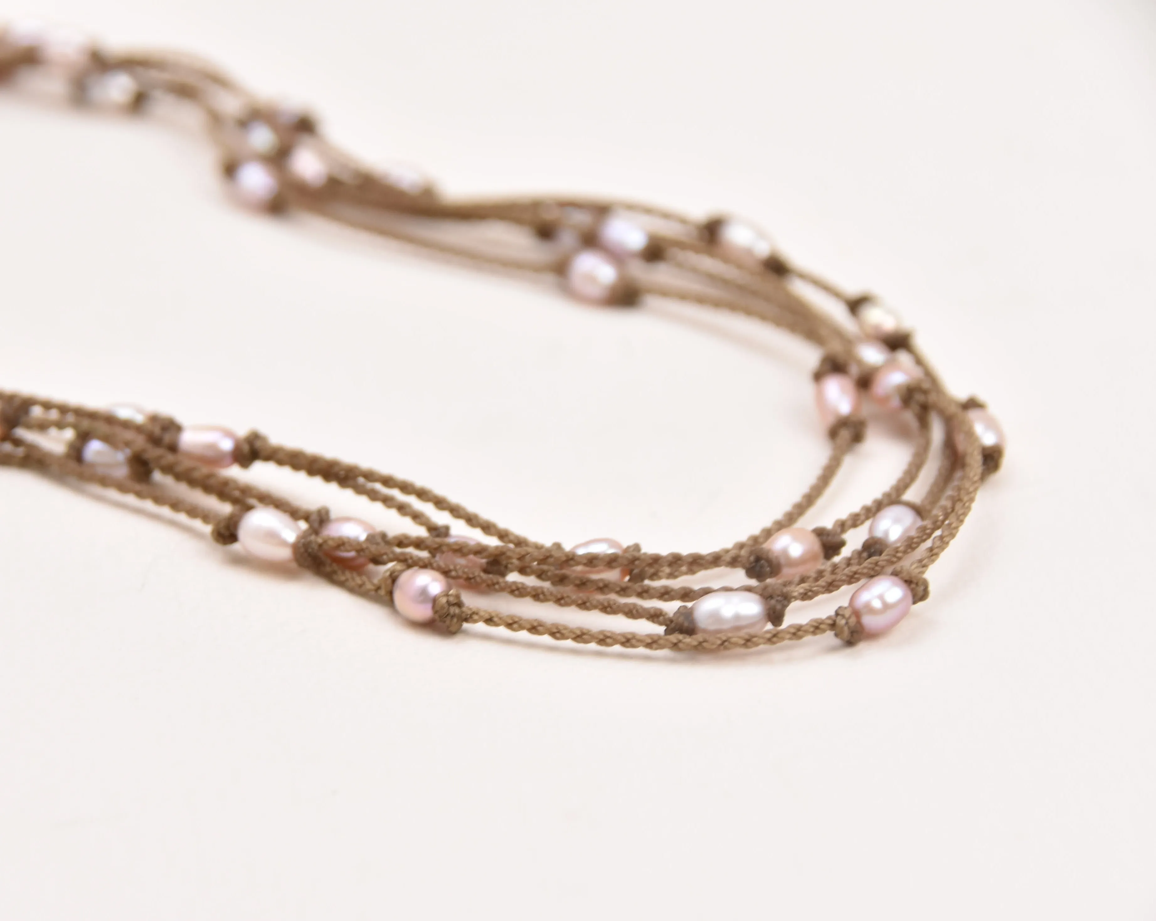 *LIMITED* Dainty Blush Rice Pearl Princess Necklace, Bracelet or BOTH!