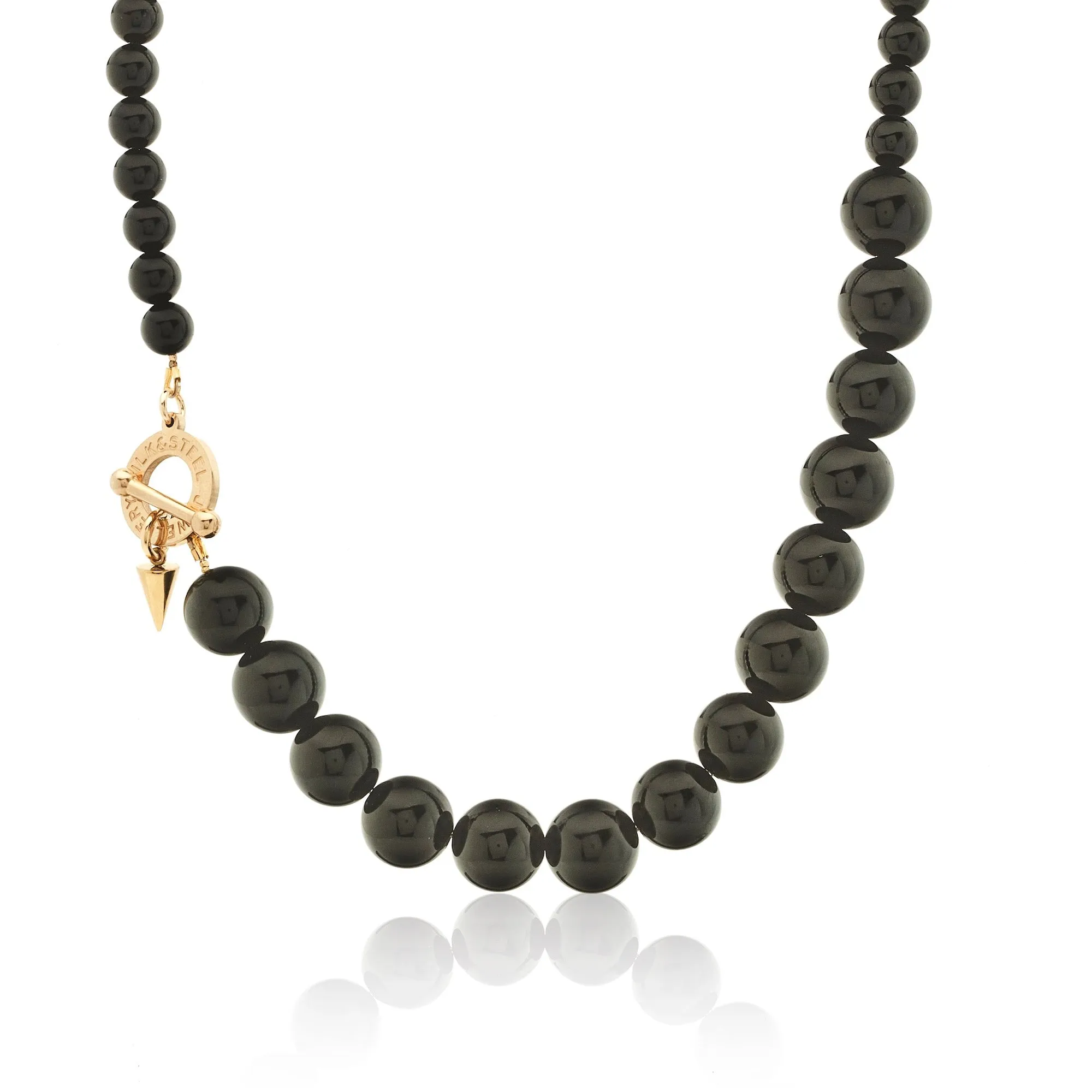 Luna / Necklace  / Black Onyx   Gold