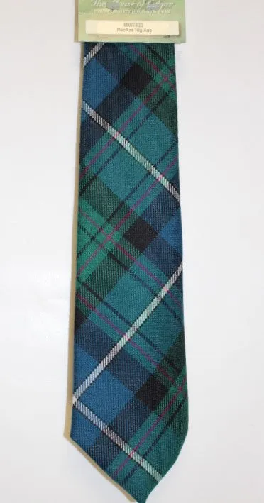 MacRae Hunting Ancient Tartan Tie - House of Edgar weavers