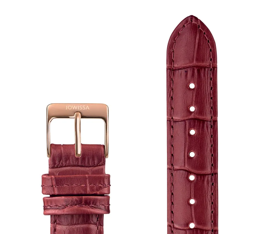 Mat Alligator Leather Watch Strap E3.1160