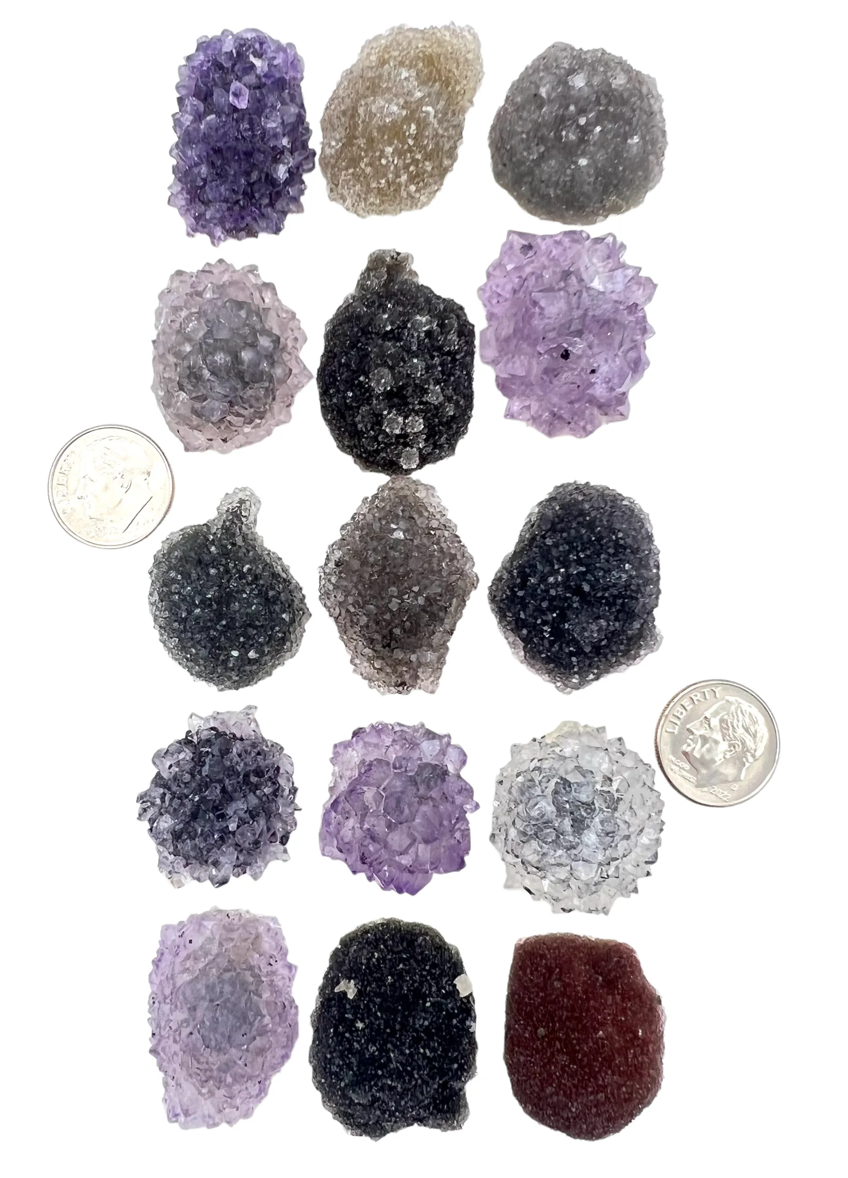 Natural Druzy Designer Freeform Cabochons From Uruguay 20-30mm (Select one Stone)