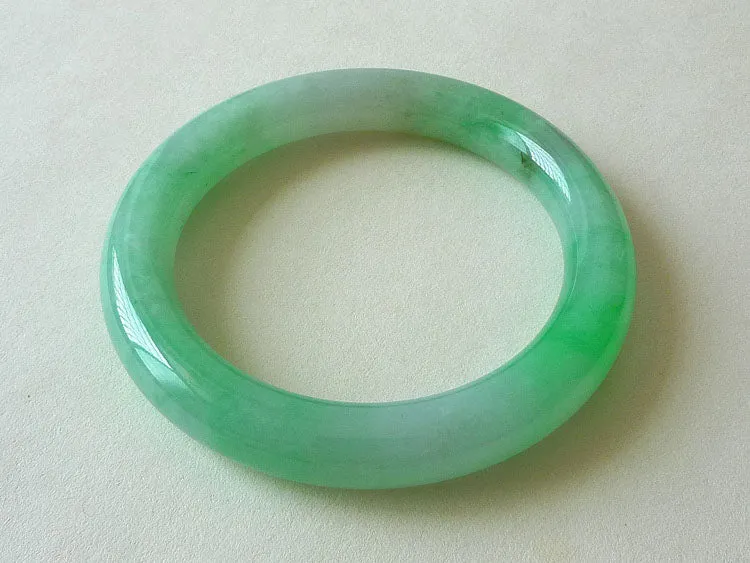 Natural Jade Bangle Jadeite Bangle Internal Diameter 58.6mm BER278