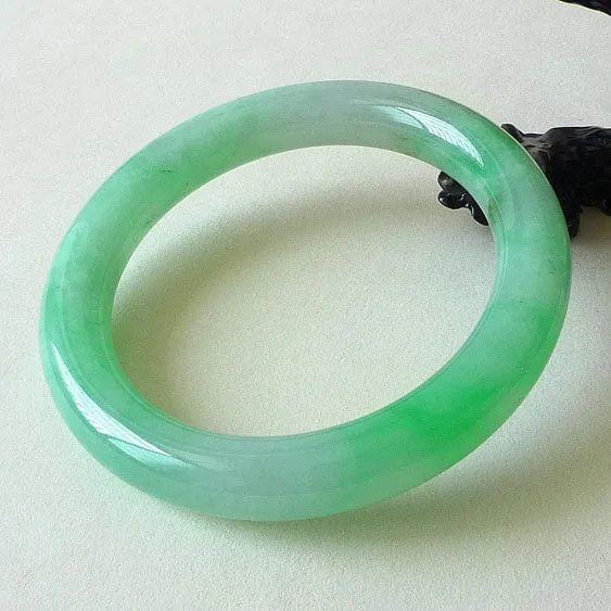 Natural Jade Bangle Jadeite Bangle Internal Diameter 58.6mm BER278