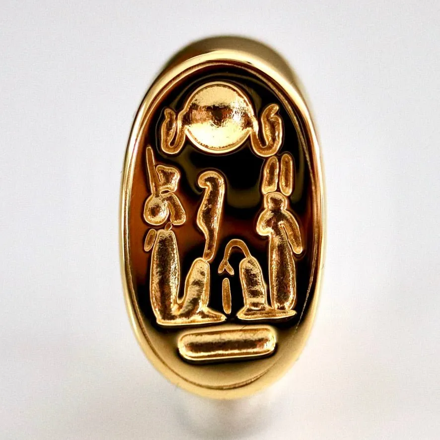 Nefertiti's Ring - Gold-Plated