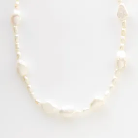 Organic Mixed Pearl Necklace