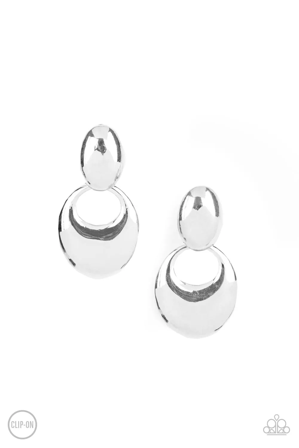 Paparazzi Earrings Urba Artistry - Silver