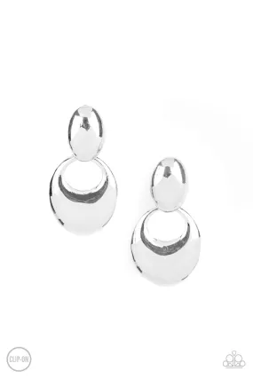 Paparazzi Earrings Urba Artistry - Silver