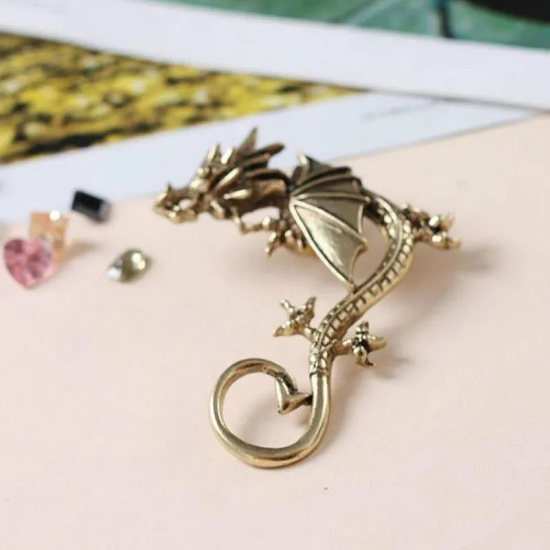 Perching Dragon Earcuff